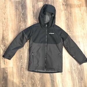 Boys Waterproof Columbia Alpine Action™ III Jacket- Black Bog Kid size M (10/12)
